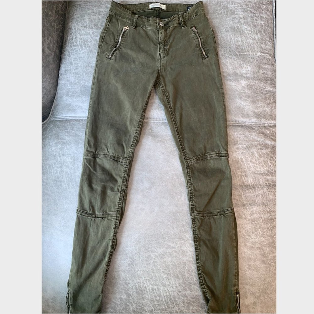 Zara Olive Green Jeans